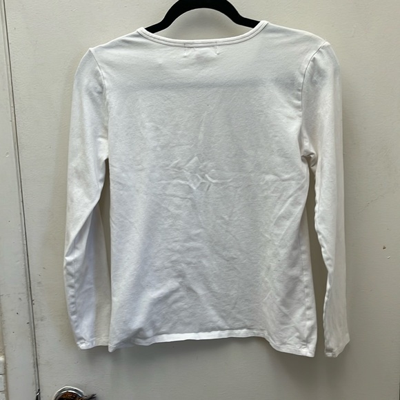 Michael Kors White Long Sleeved Shirt Size Medium - Picture 7 of 11